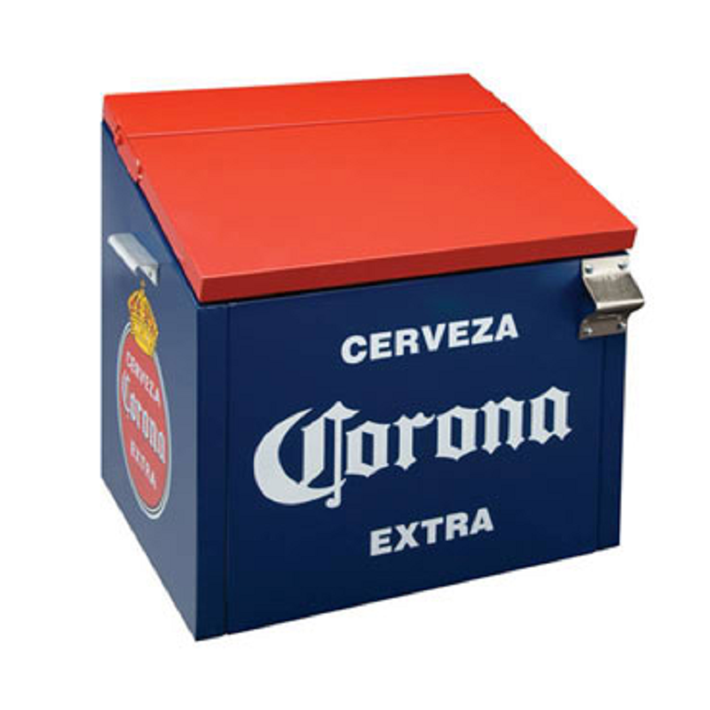 Corona Vintage Metal Cooler